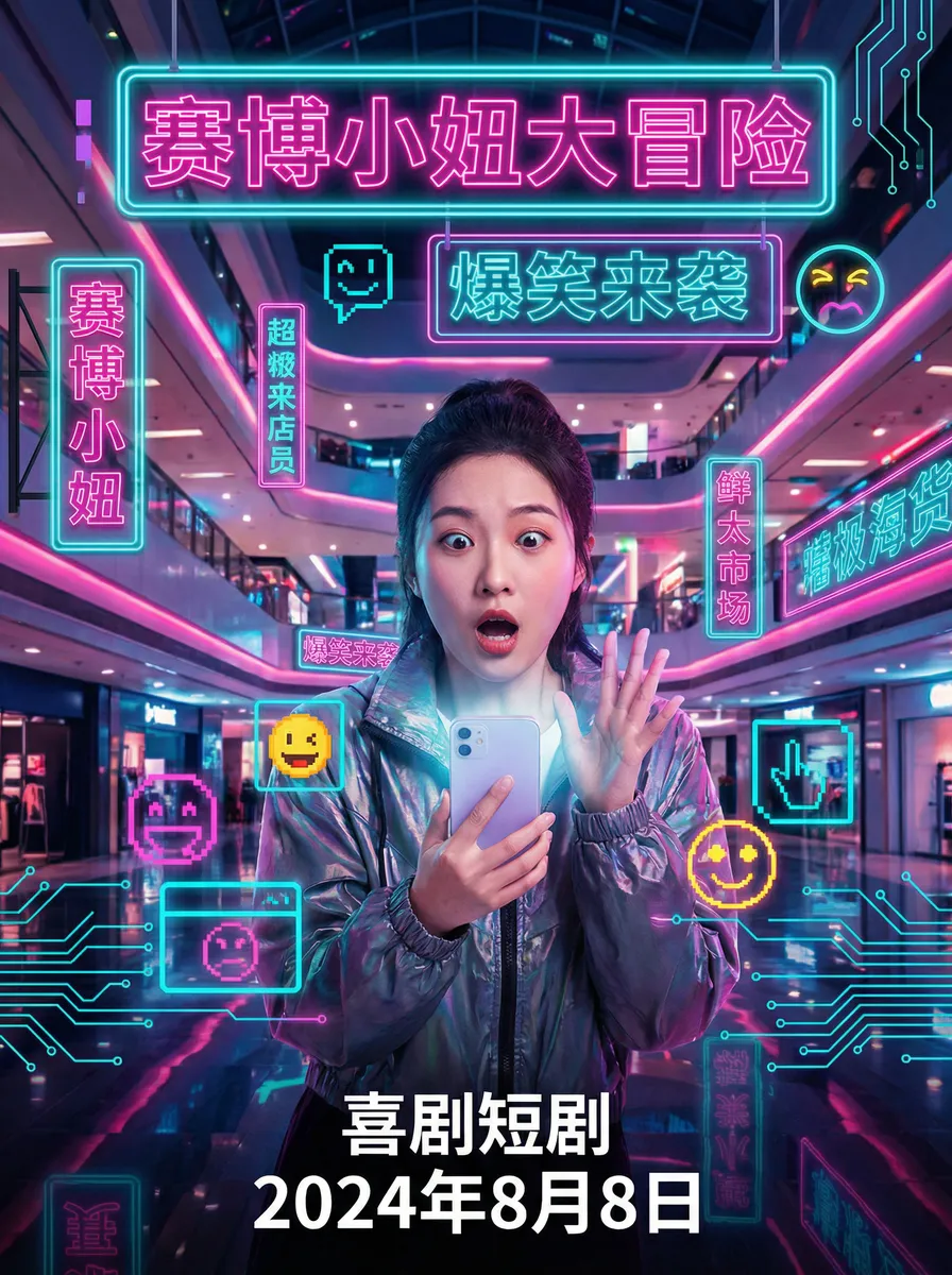 韩国高清乱理伦片在线观看 搞笑喜剧短剧 - 赛博小妞大冒险海报